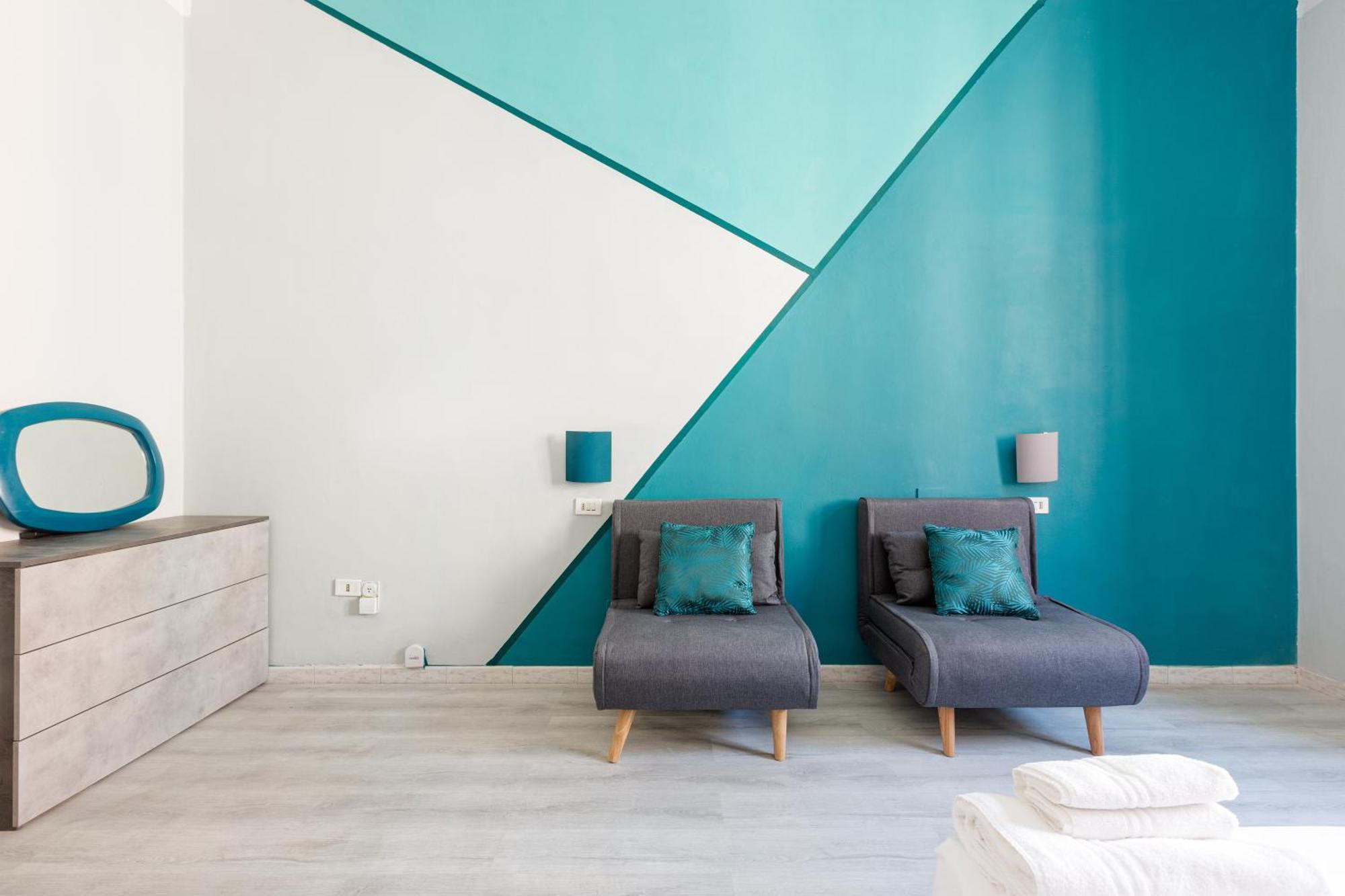 Turquoise Mini Flat Near Fs Appartement